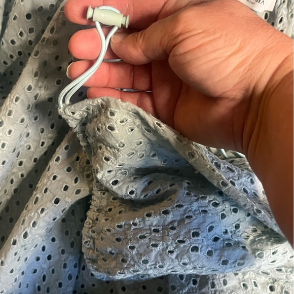 EUC MARYSIA- MOAB OFF-SHOULDER BRODERIE ANGLAISE DRESS. Size See Measurements - Picture 7 of 7